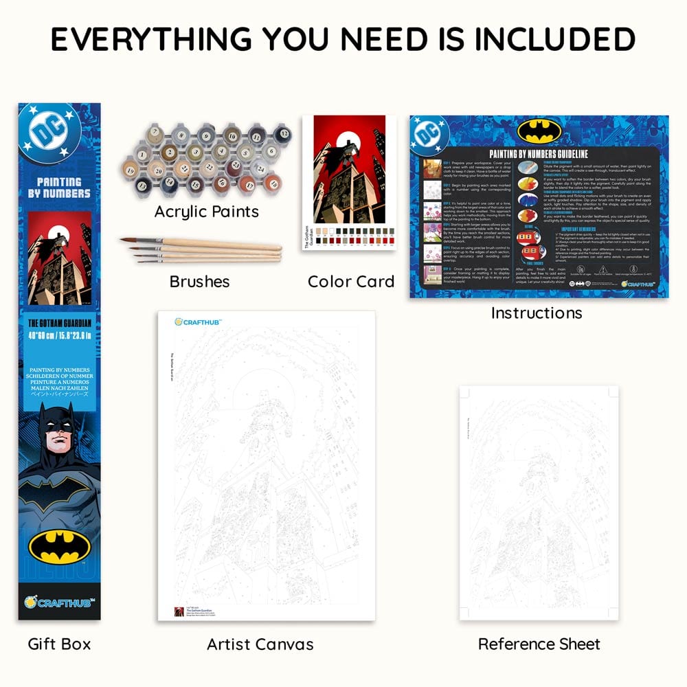 The Gotham Guardian - Paint By Numbers Kit