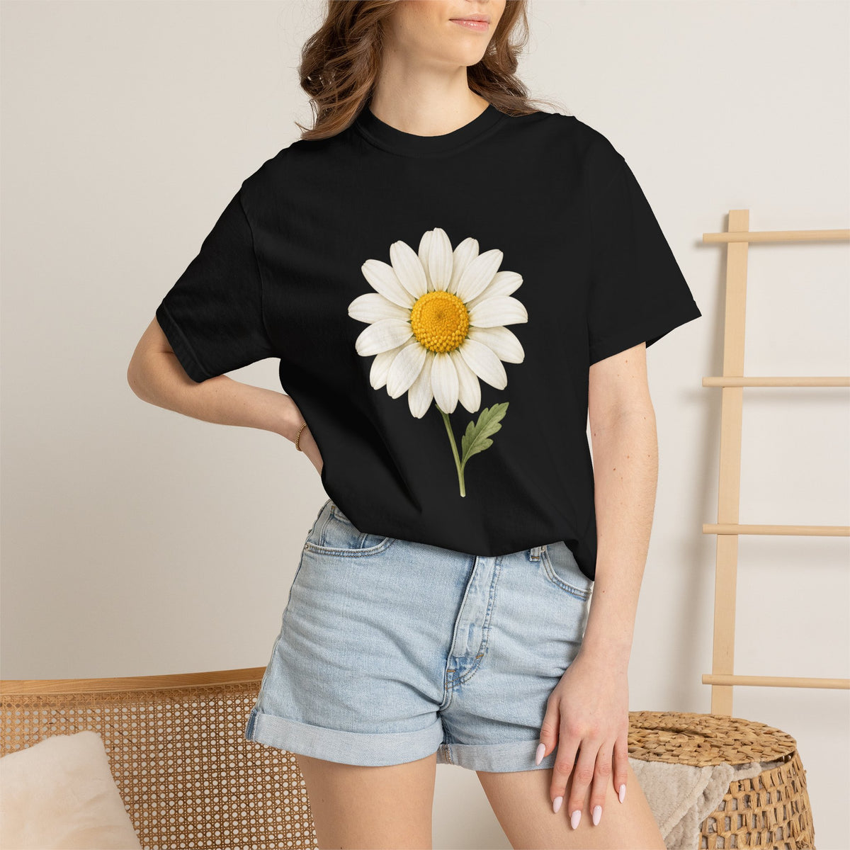 Daisy Flower Graphic T-Shirt