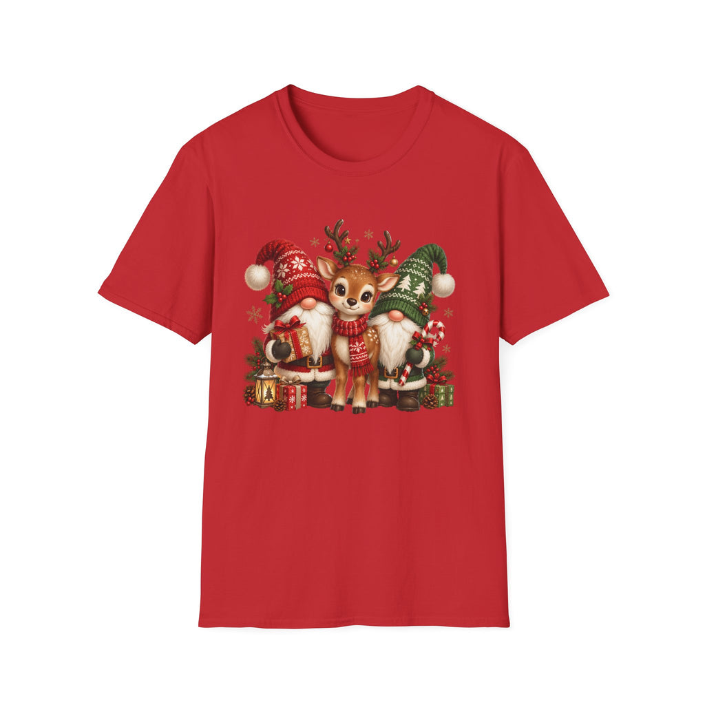 Christmas Reindeer and Bear Family T-Shirt