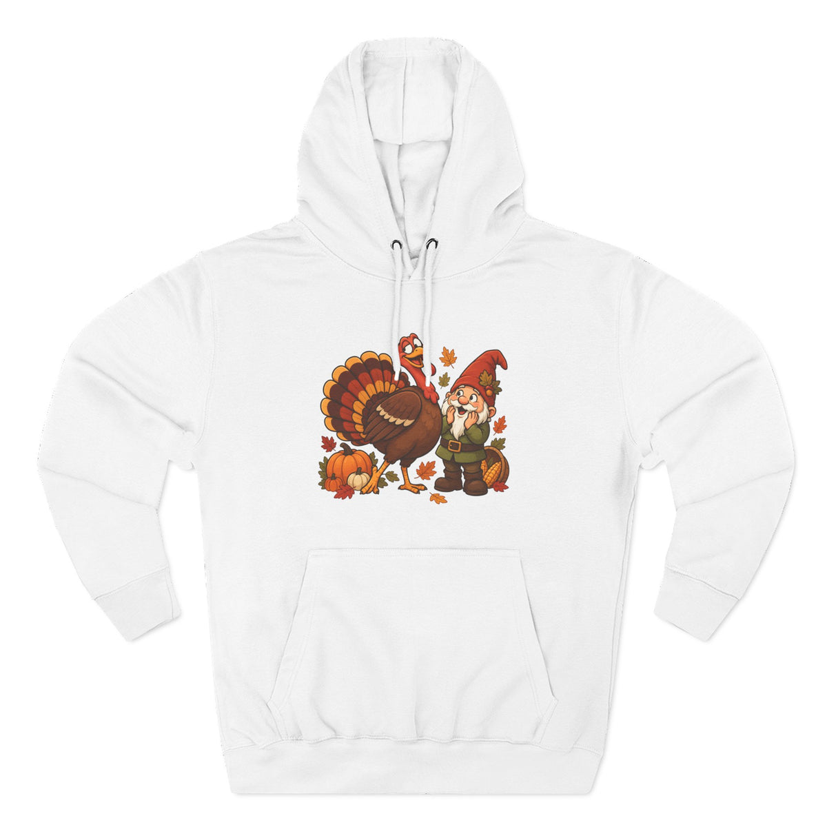 Thanksgiving Turkey Family Fleece Hoodie
