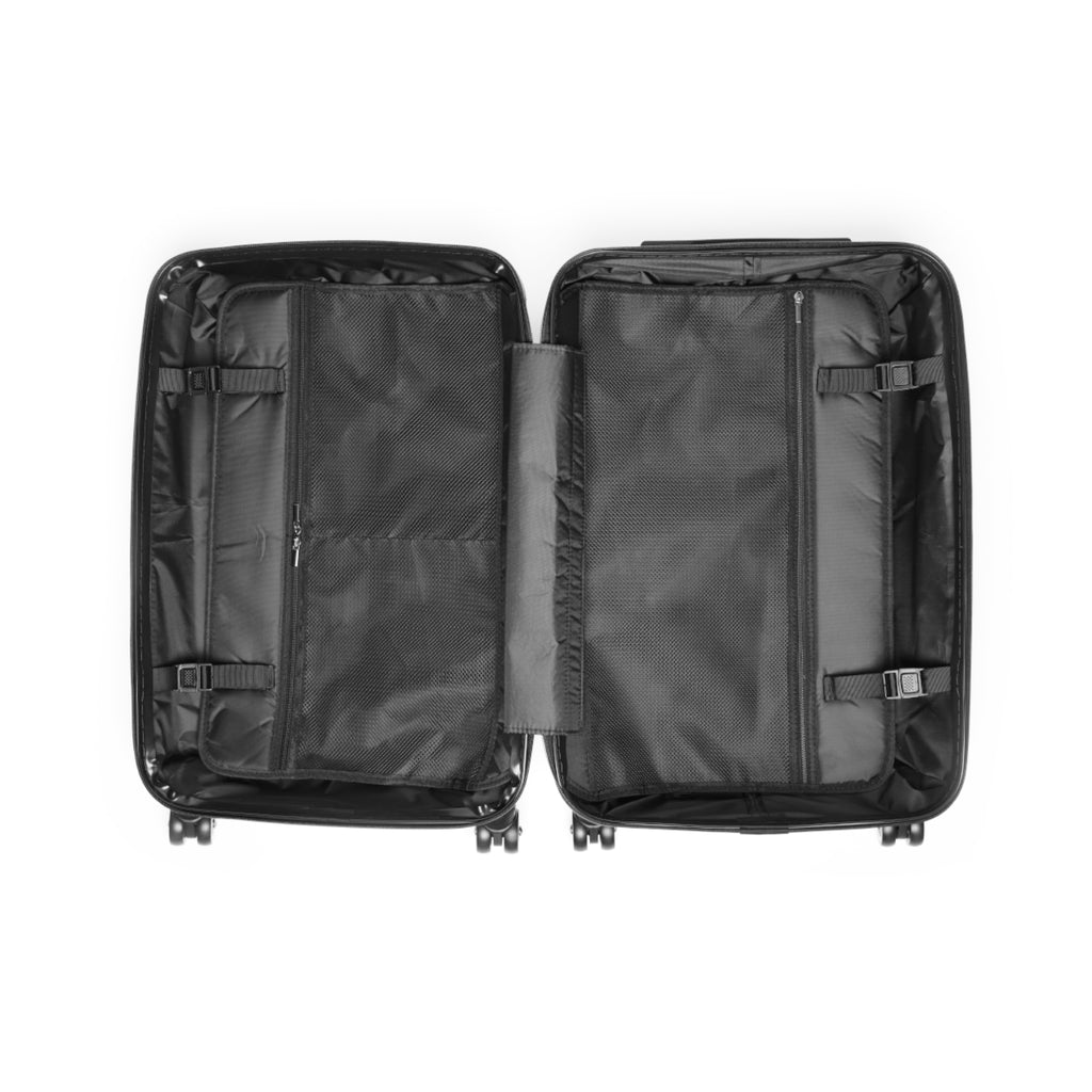 Explore and Enjoy Floral Carry-On Suitcase — Daisies Travel Luggage