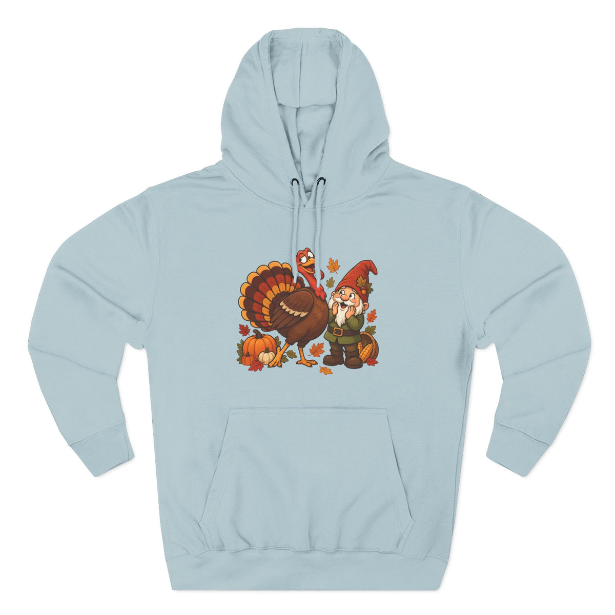Thanksgiving Turkey Family Fleece Hoodie