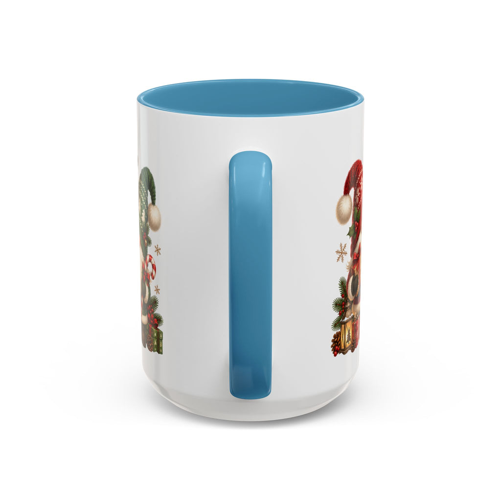 Festive Christmas Gnome and Reindeer Coffee Mug