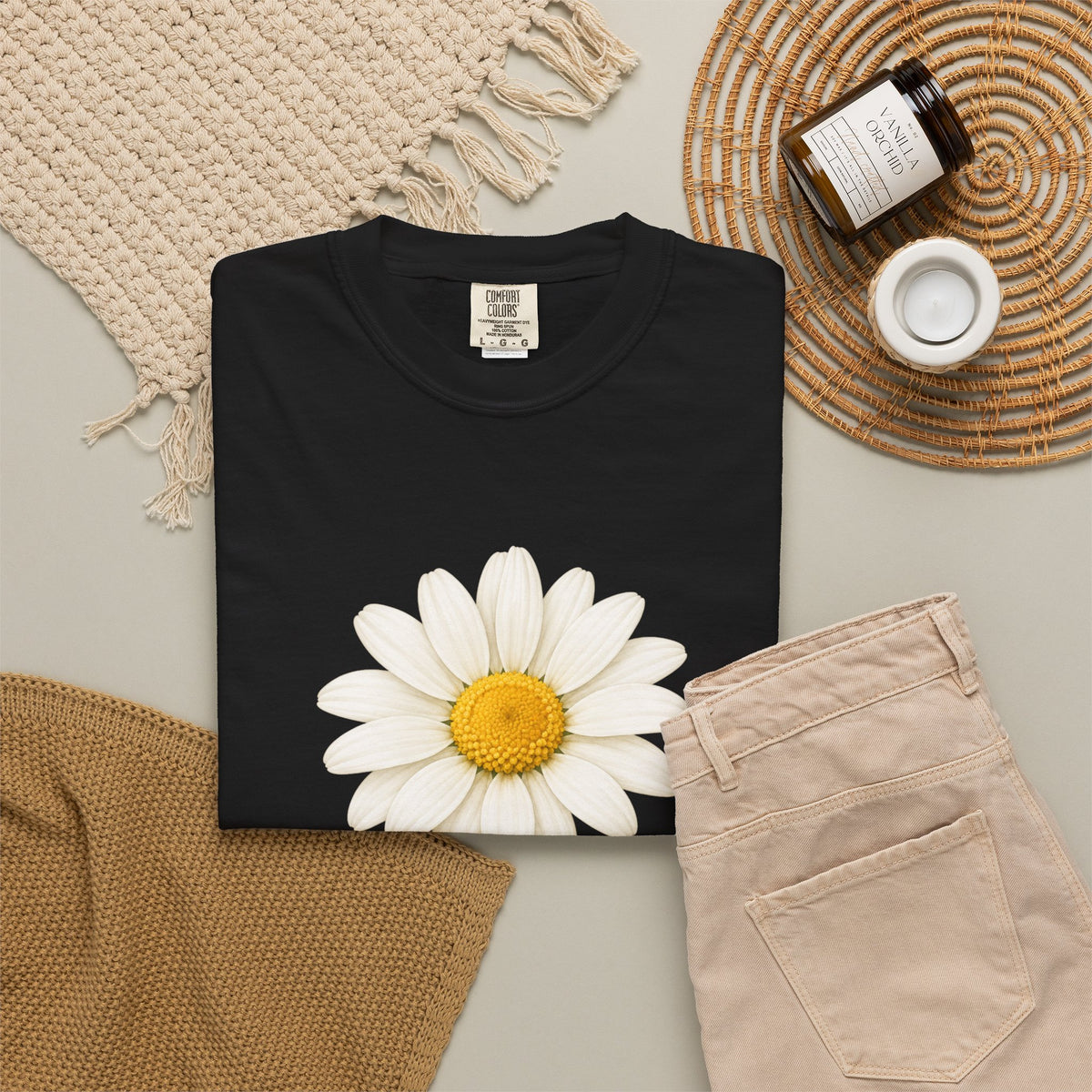 Daisy Flower Graphic T-Shirt