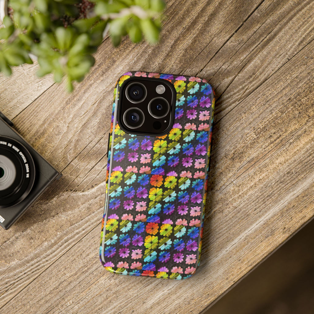 Colorful Floral Tough Phone Case