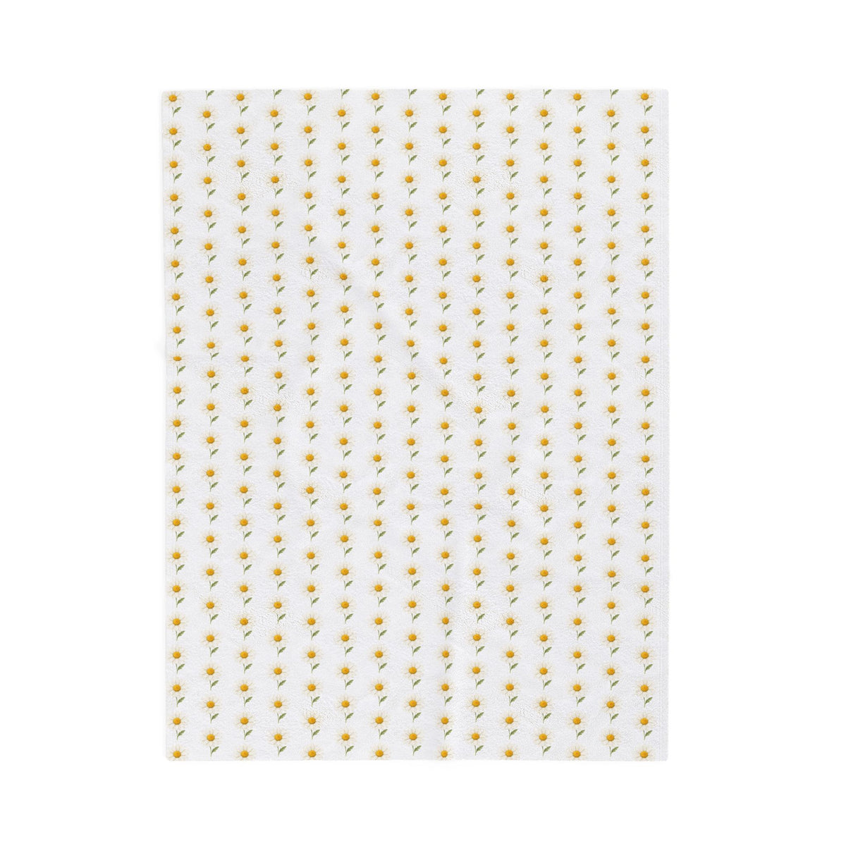Daisy Floral Velveteen Plush Blanket