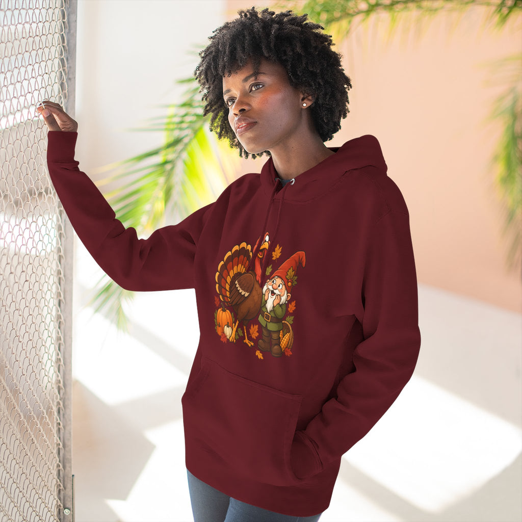 Thanksgiving Turkey Family Fleece Hoodie