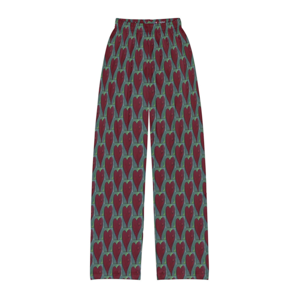 Kids Heart Print Lounge Pants