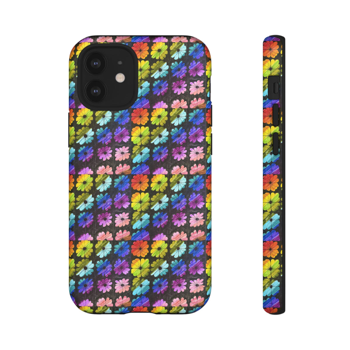 Colorful Floral Tough Phone Case