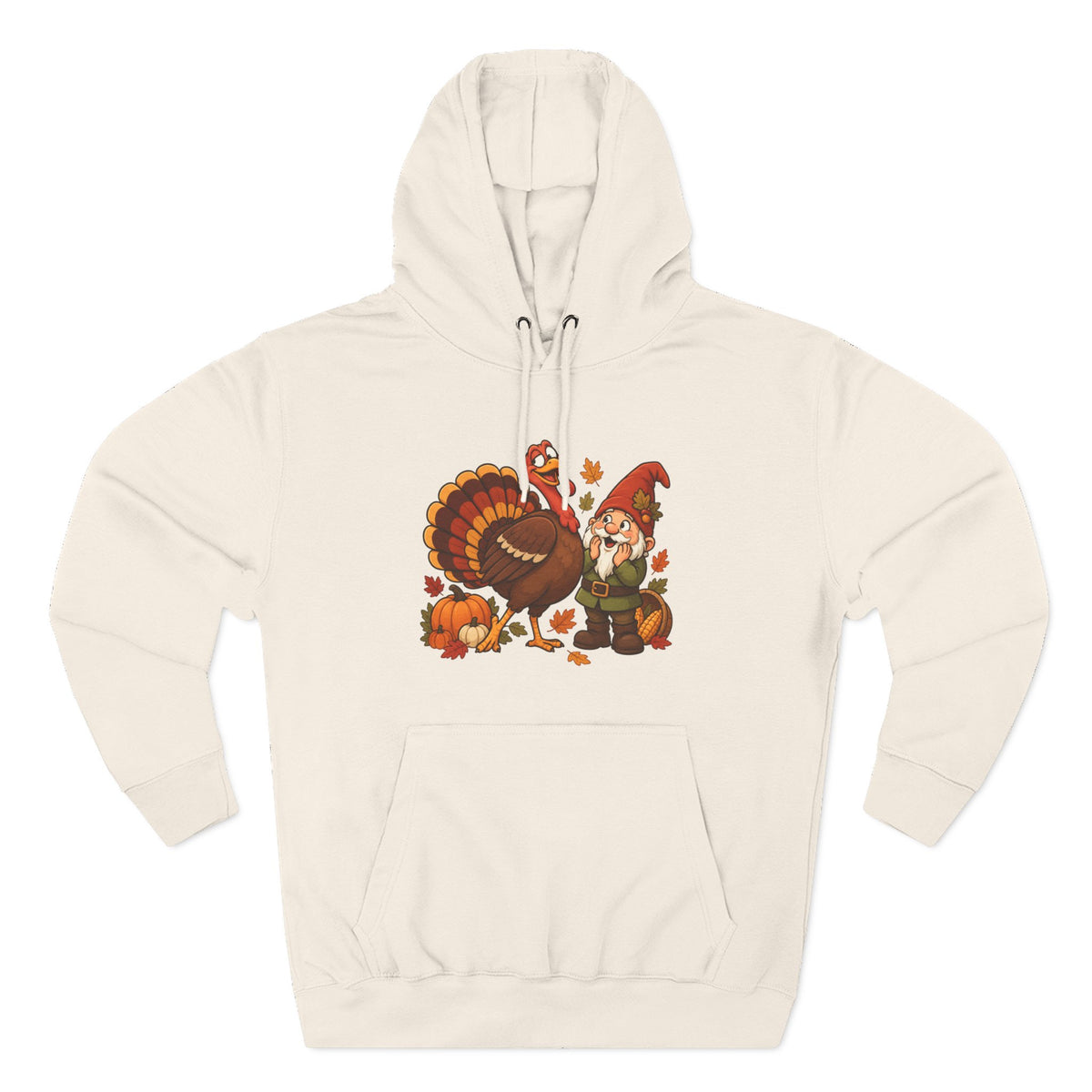 Thanksgiving Turkey Family Fleece Hoodie