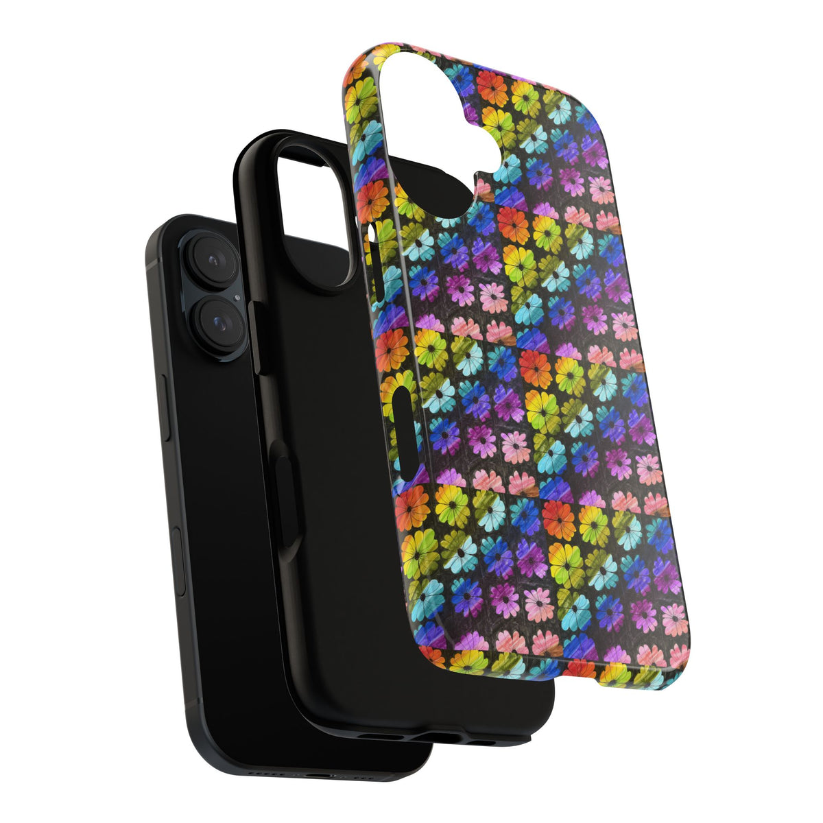 Colorful Floral Tough Phone Case