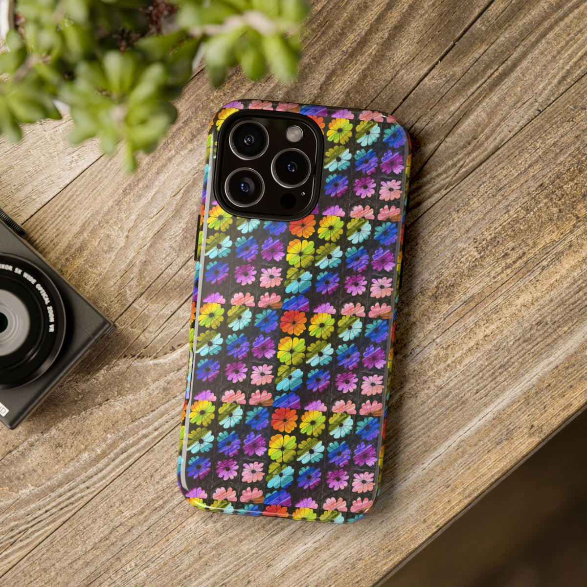 Colorful Floral Tough Phone Case