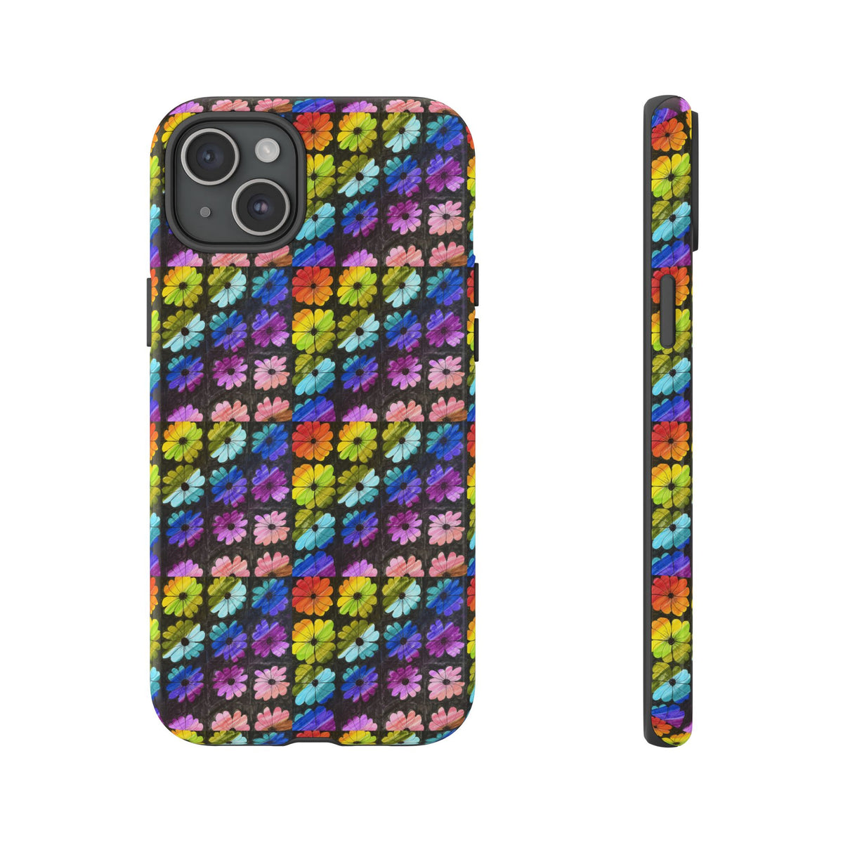 Colorful Floral Tough Phone Case