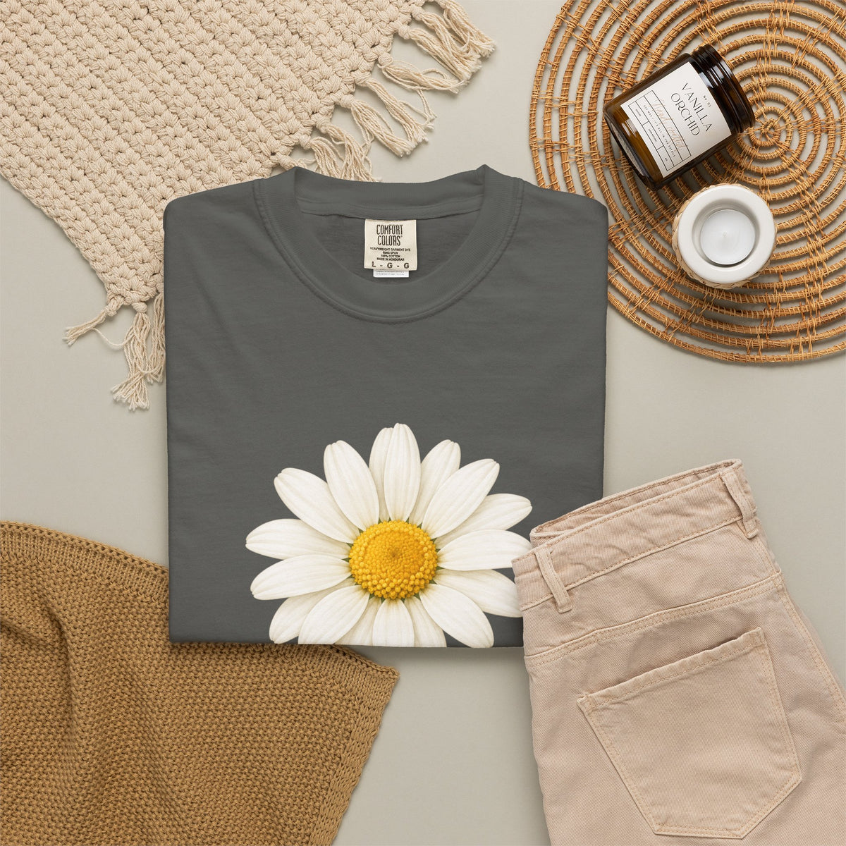 Daisy Flower Graphic T-Shirt