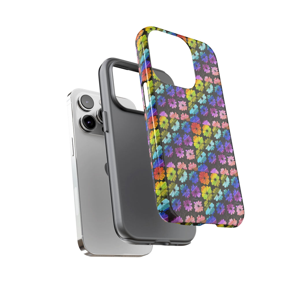 Colorful Floral Tough Phone Case