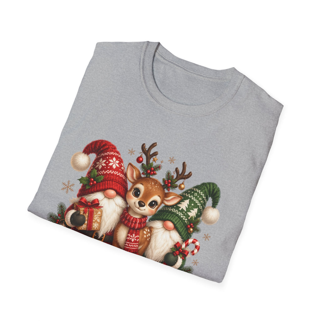 Christmas Reindeer and Bear Family T-Shirt