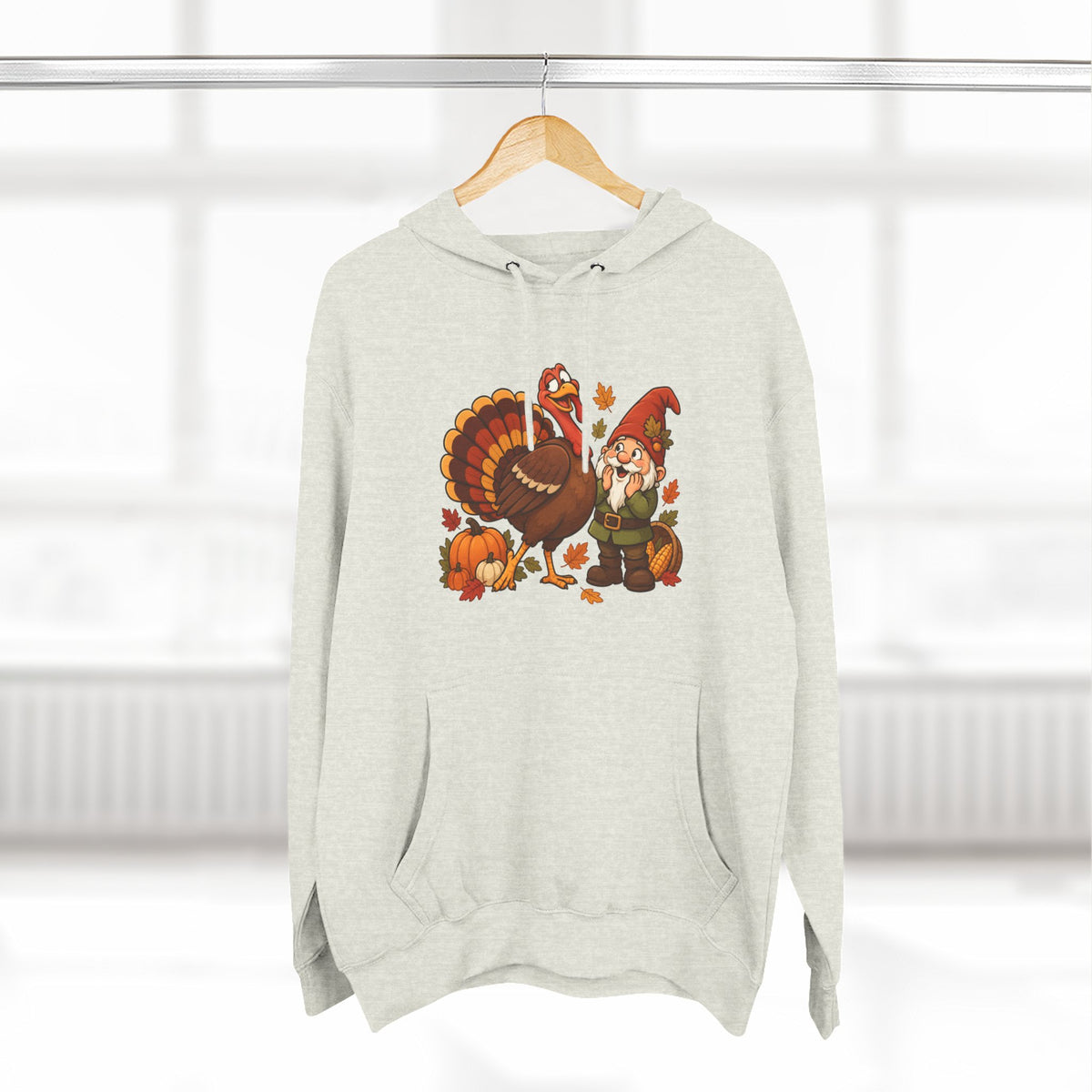 Thanksgiving Turkey Family Fleece Hoodie