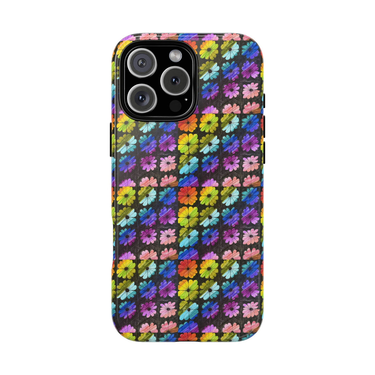 Colorful Floral Tough Phone Case