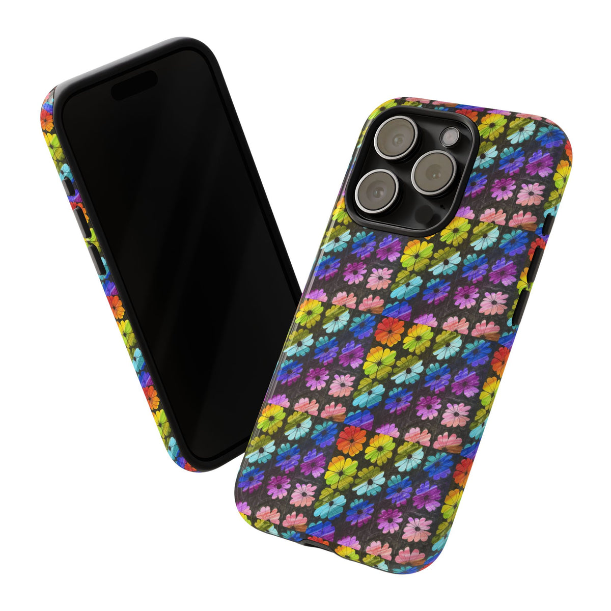 Colorful Floral Tough Phone Case