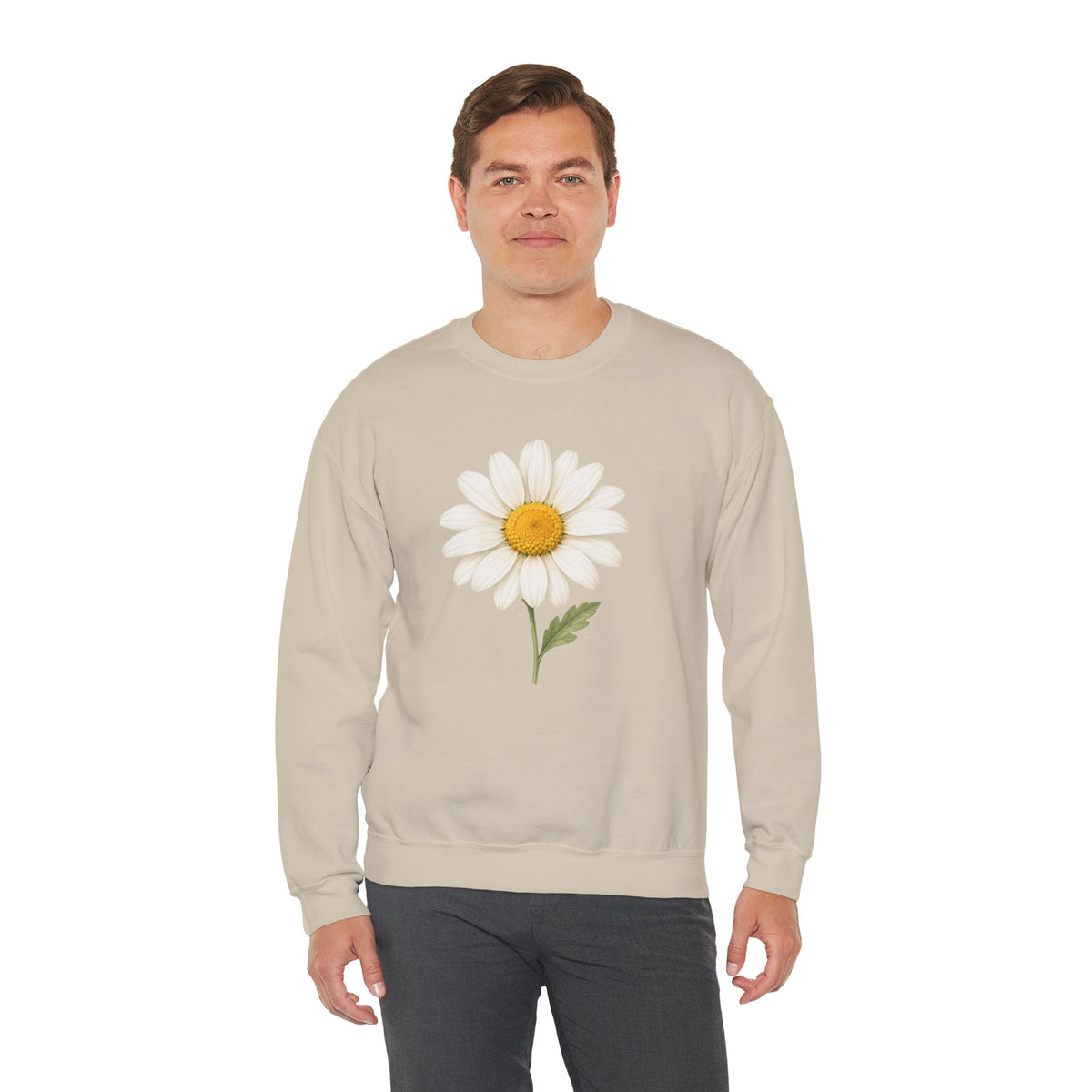 Daisy Flower Crewneck Sweatshirt