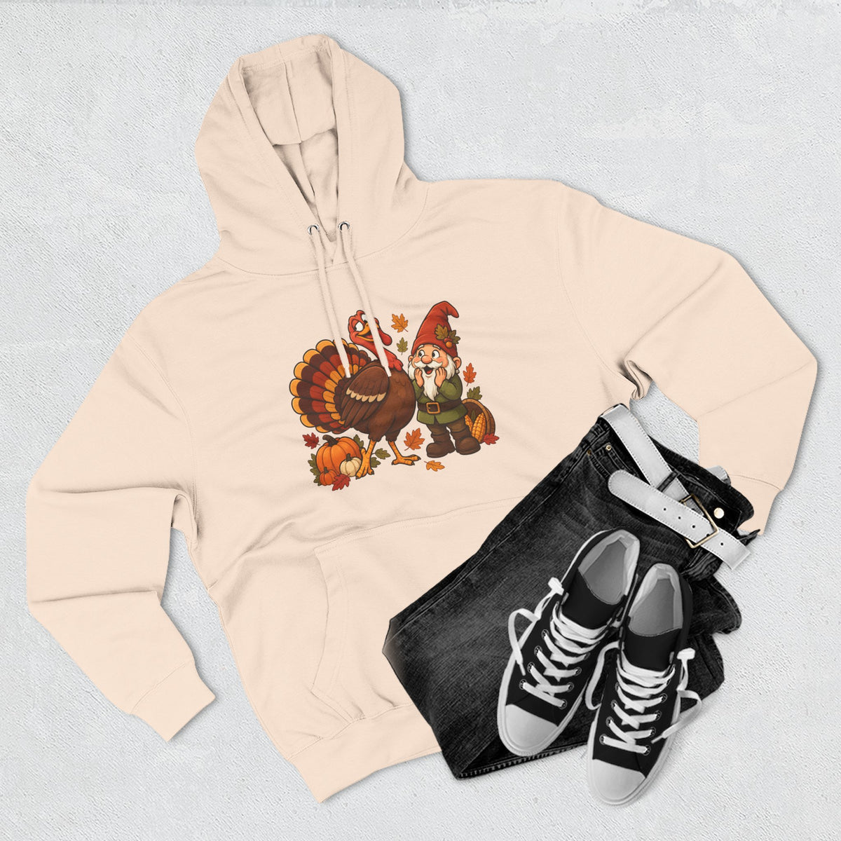 Thanksgiving Turkey Family Fleece Hoodie