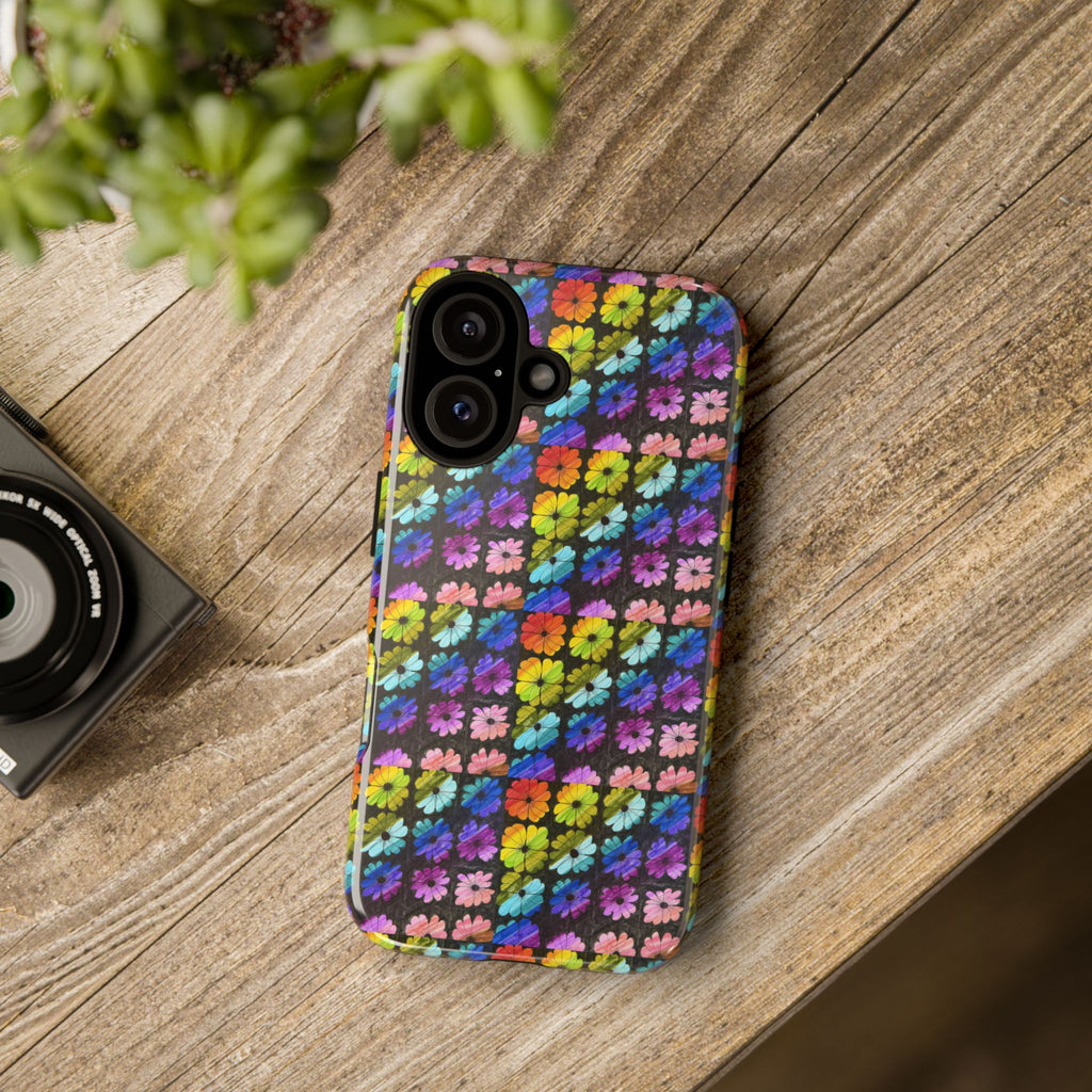 Colorful Floral Tough Phone Case
