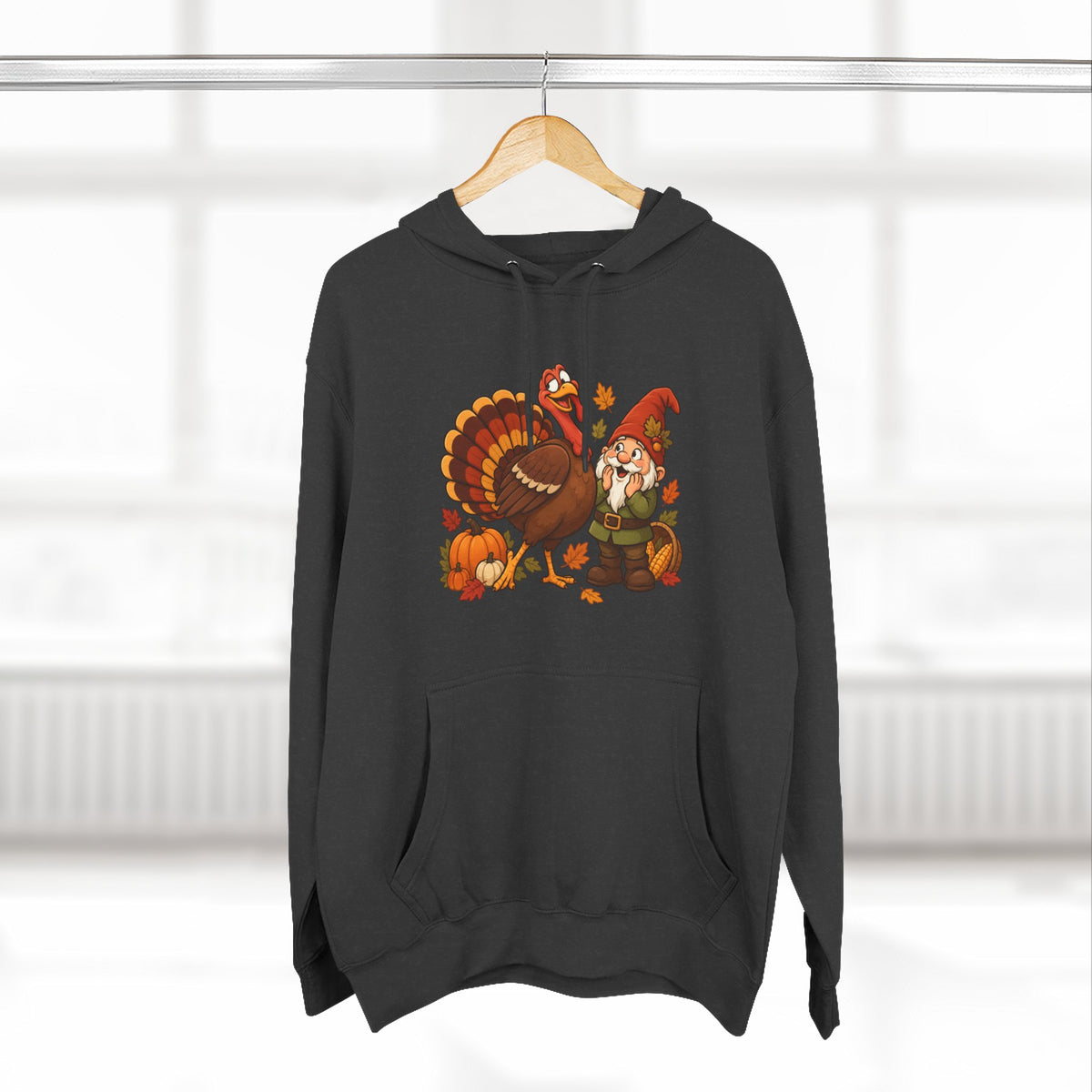 Thanksgiving Turkey Family Fleece Hoodie