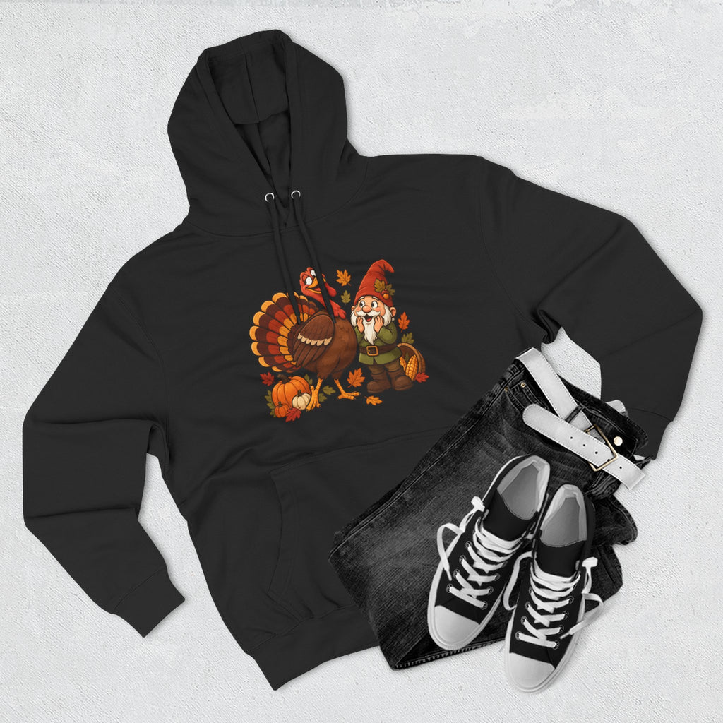 Thanksgiving Turkey Family Fleece Hoodie