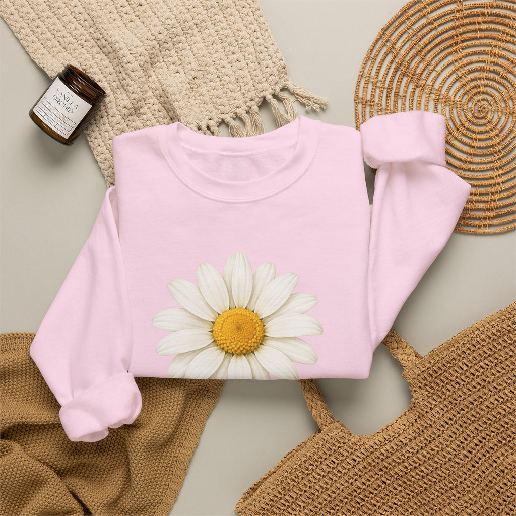 Daisy Flower Crewneck Sweatshirt