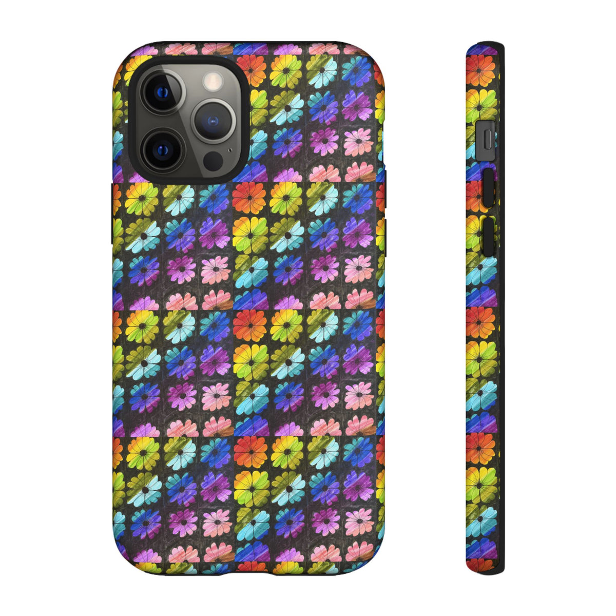Colorful Floral Tough Phone Case
