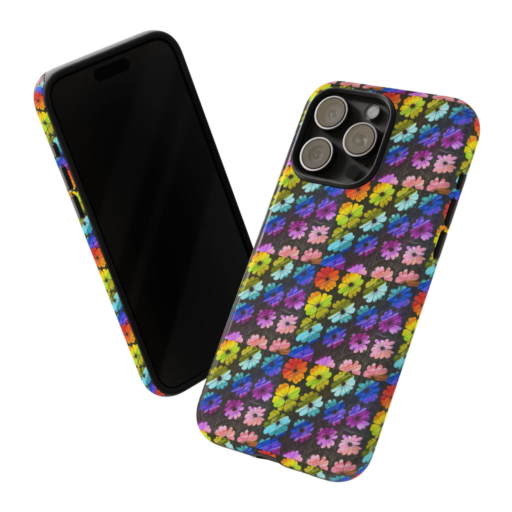 Colorful Floral Tough Phone Case