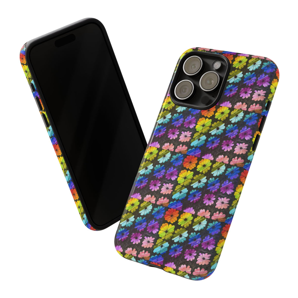 Colorful Floral Tough Phone Case