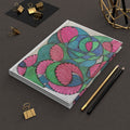 Colorful Abstract Floral Hardcover Journal