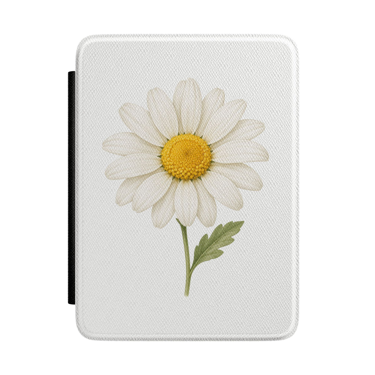 Daisy Kindle Case – Minimalist Floral E-Reader Cover