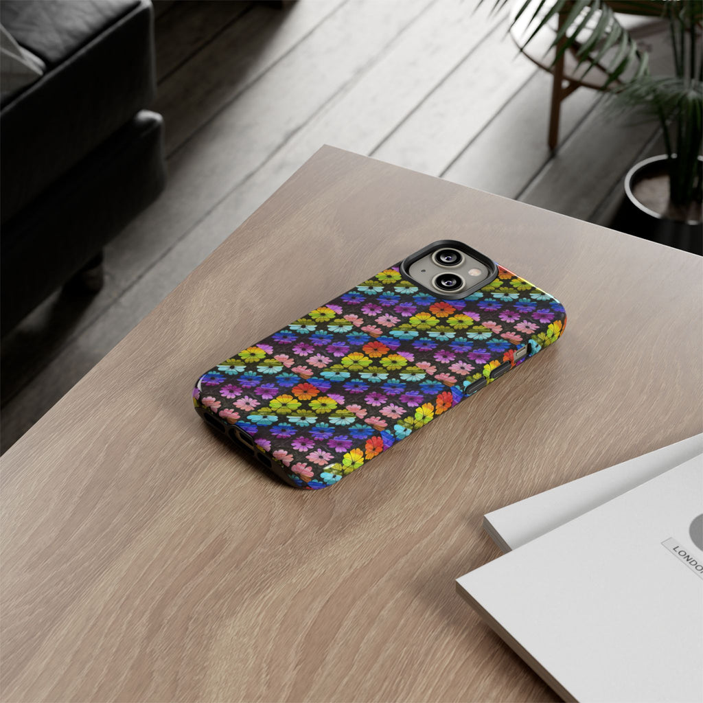 Colorful Floral Tough Phone Case