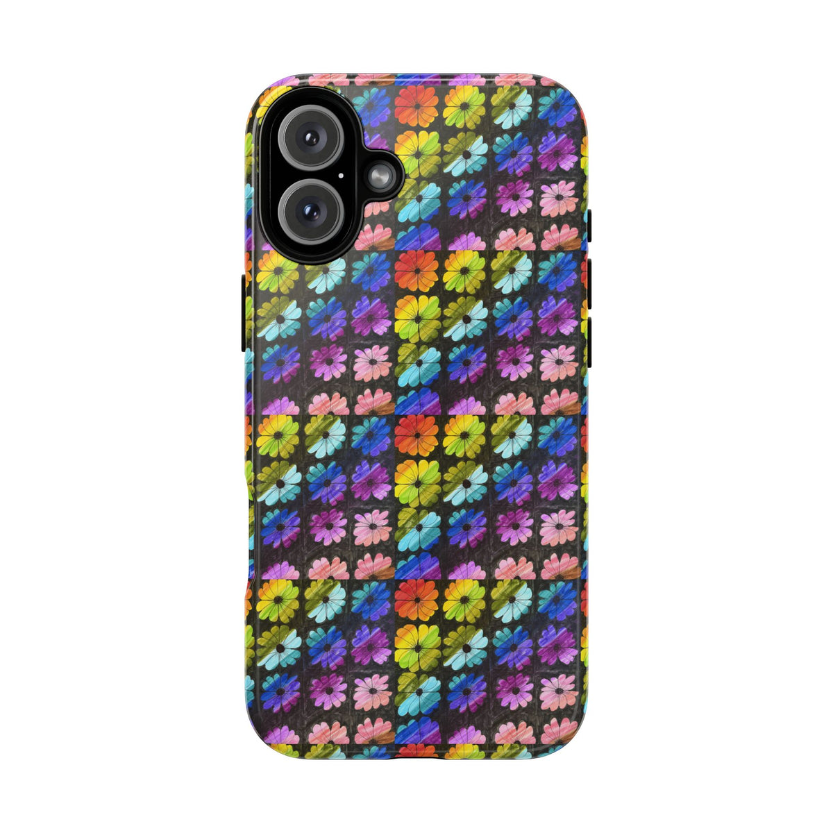 Colorful Floral Tough Phone Case