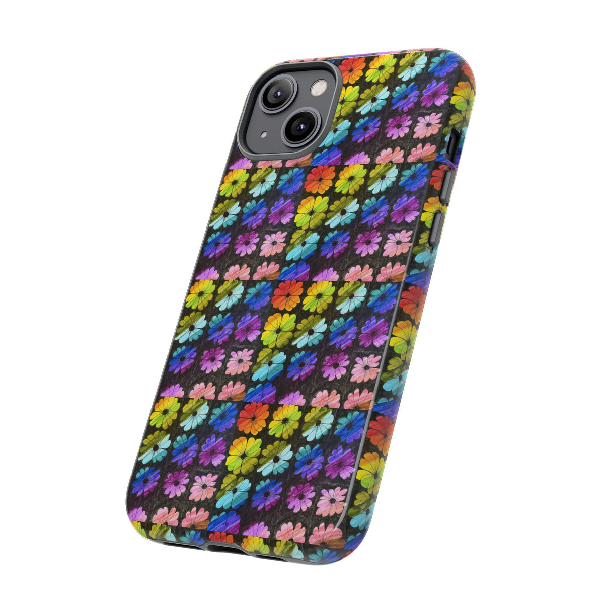 Colorful Floral Tough Phone Case
