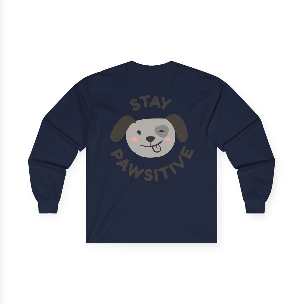 Stay Pawsitive Long Sleeve Tee
