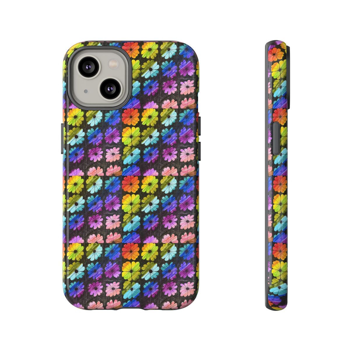 Colorful Floral Tough Phone Case