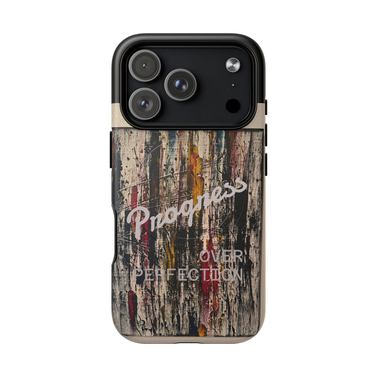 Tough Magnetic Case — Abstract Grunge Paint Stripe Design