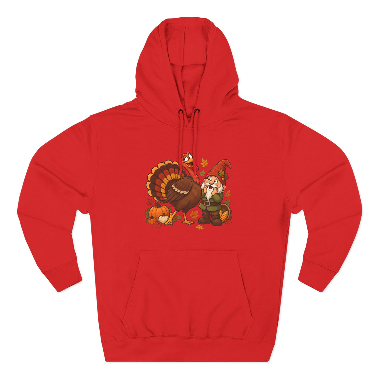 Thanksgiving Turkey Family Fleece Hoodie