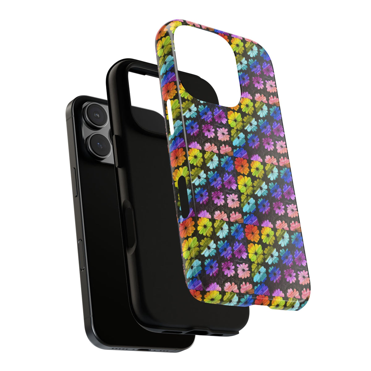 Colorful Floral Tough Phone Case