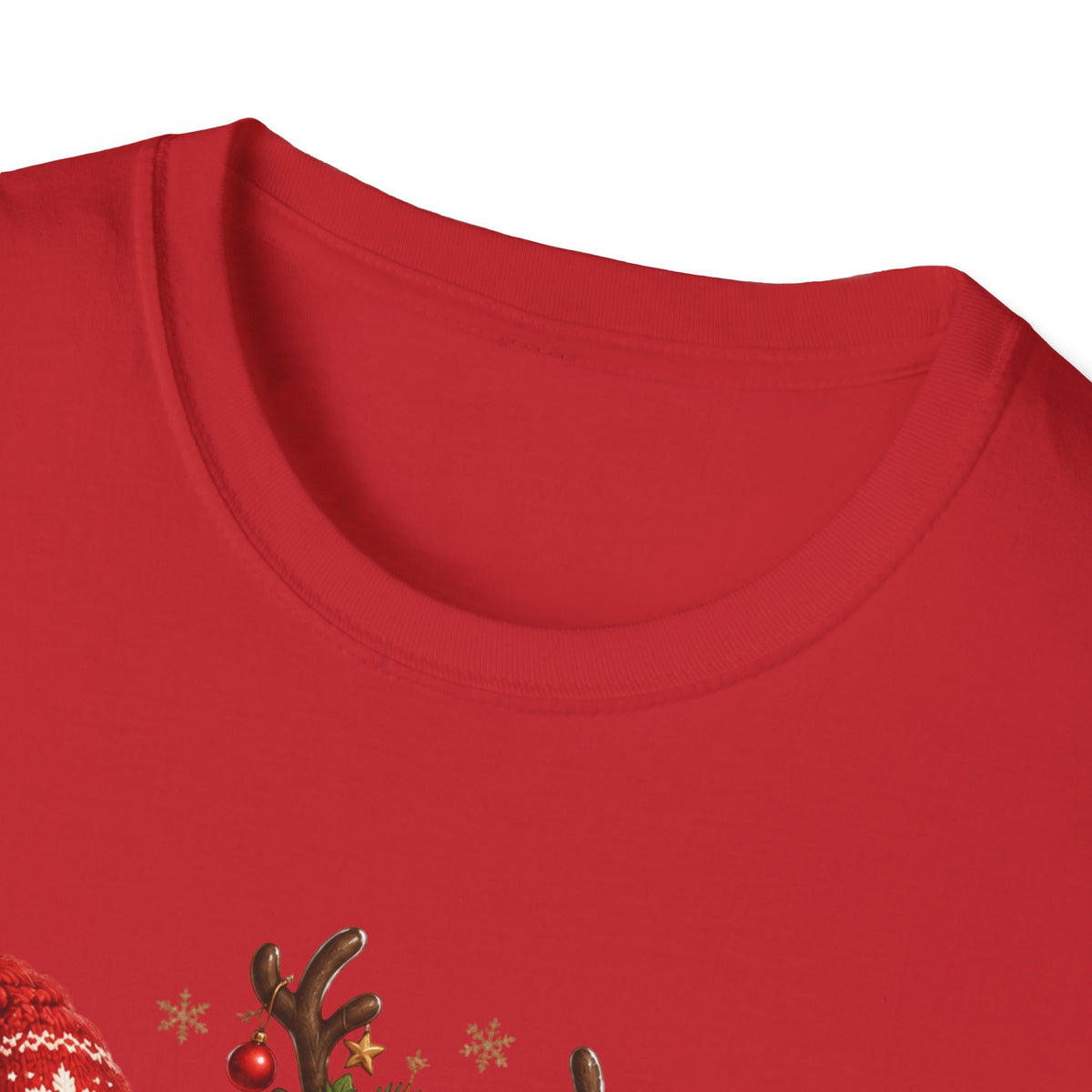 Christmas Reindeer and Bear Family T-Shirt
