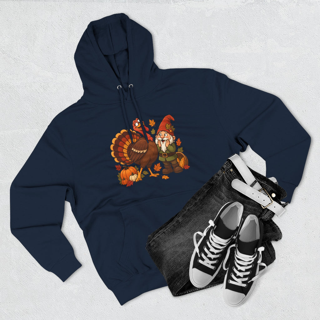 Thanksgiving Turkey Family Fleece Hoodie