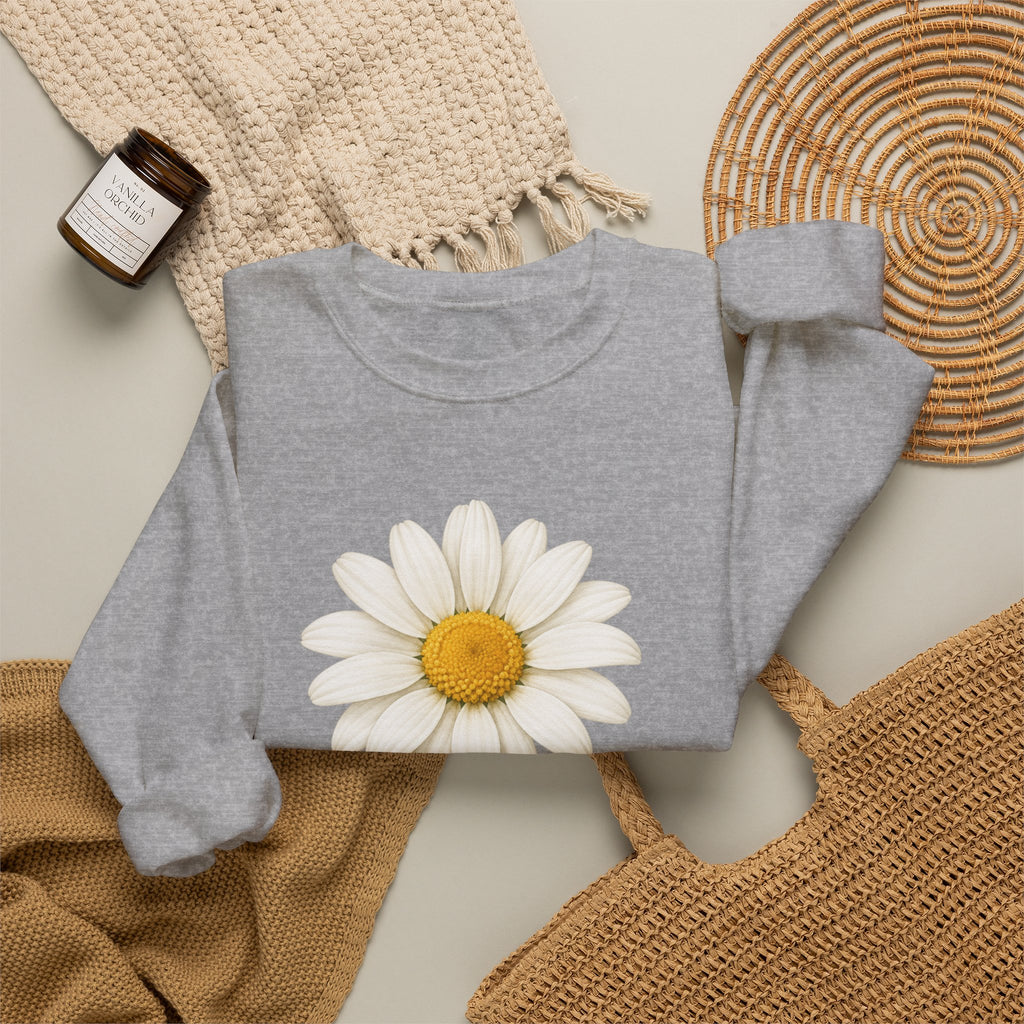 Daisy Flower Crewneck Sweatshirt