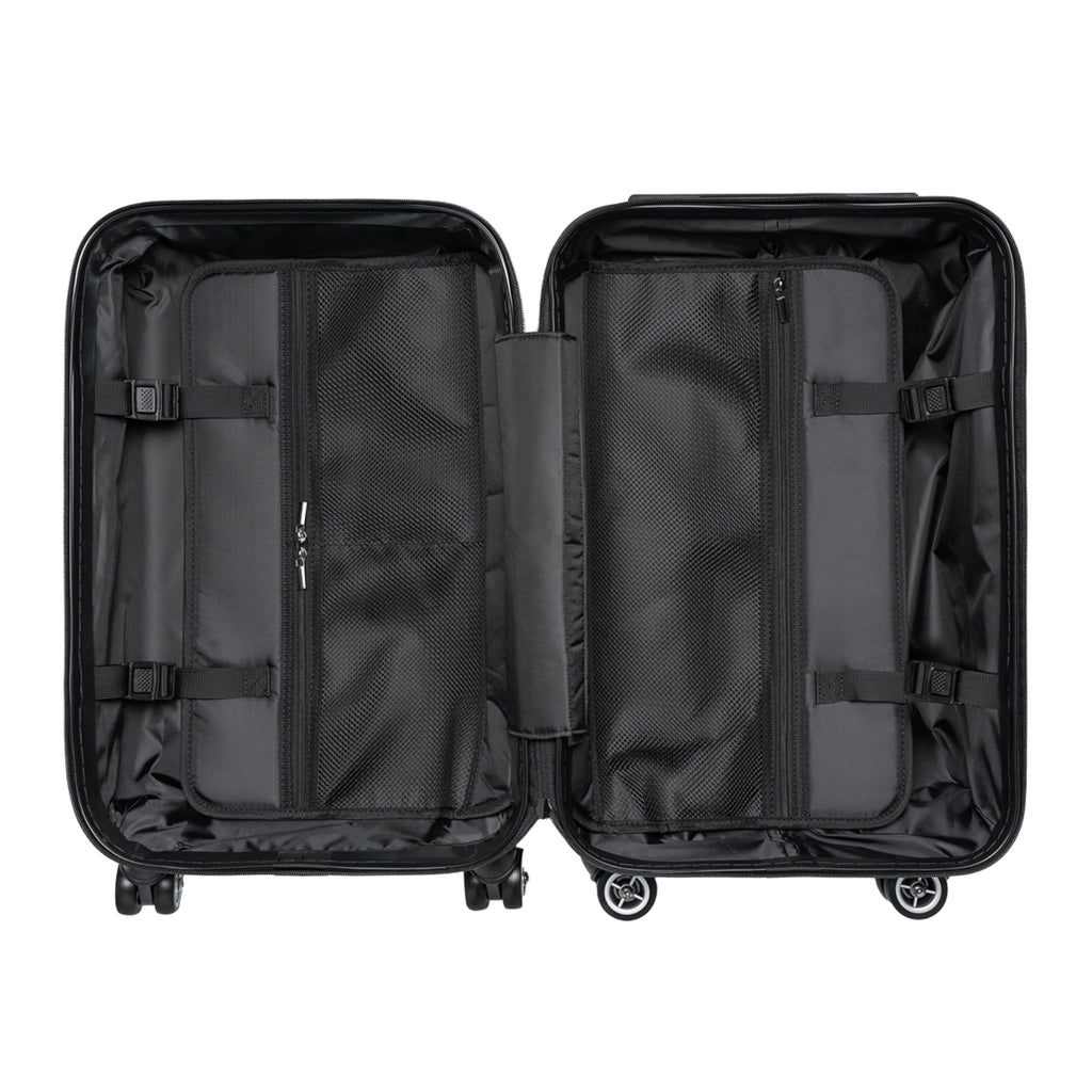 Explore and Enjoy Floral Carry-On Suitcase — Daisies Travel Luggage