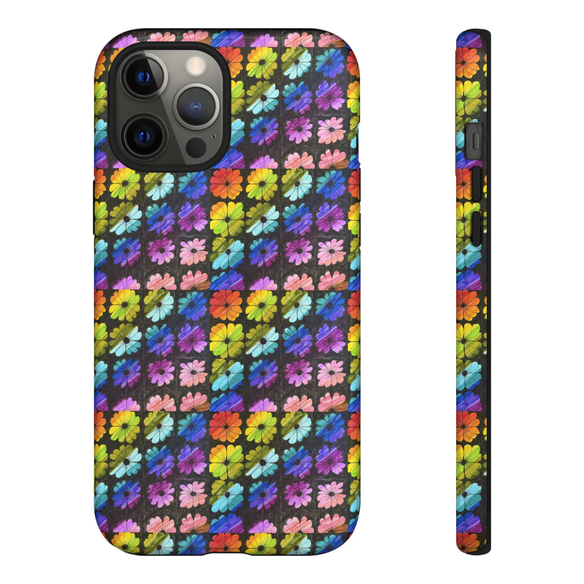 Colorful Floral Tough Phone Case