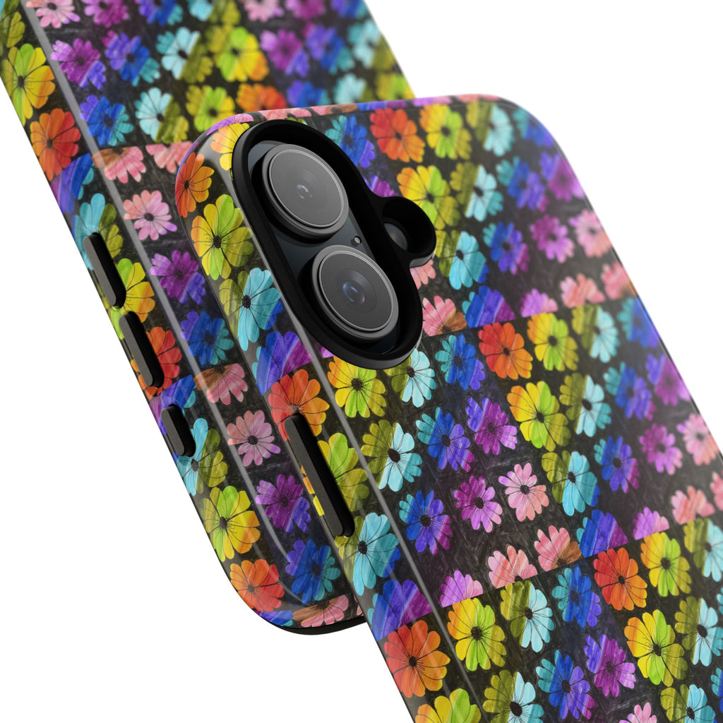 Colorful Floral Tough Phone Case