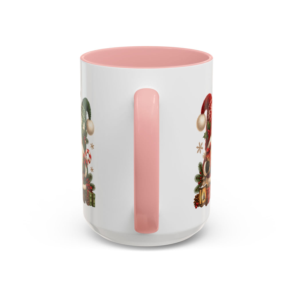Festive Christmas Gnome and Reindeer Coffee Mug