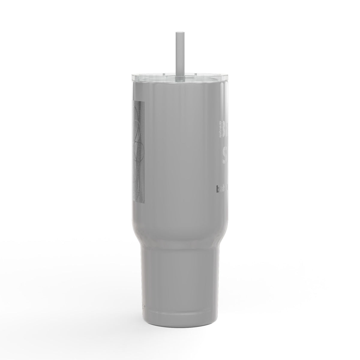 40oz Engraved Floral Insulated Tumbler with Lid & Straw